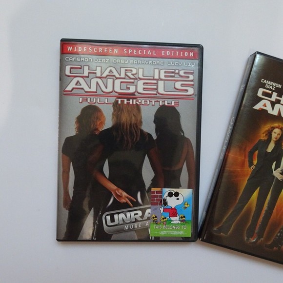 2 DVD Bundle CHARLIE'S ANGELS Full Throttle Cameron Diaz Drew Barrymore Lucy Liu - Picture 4 of 7